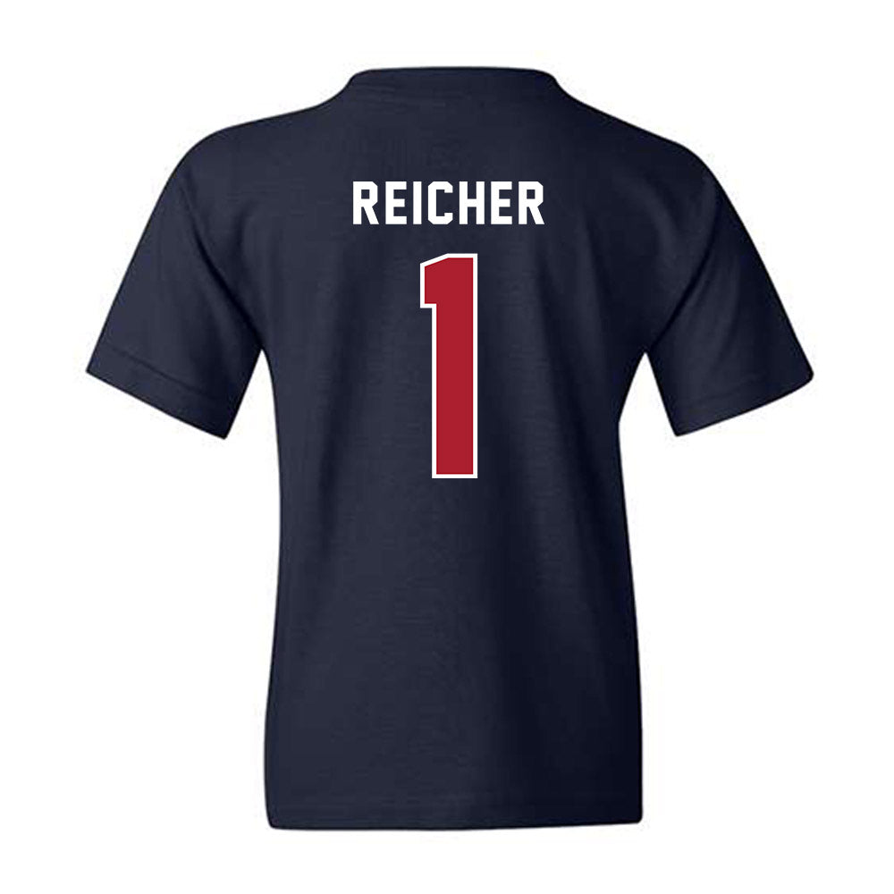 American - NCAA Women's Field Hockey : Jordan Reicher - Youth T-Shirt-1