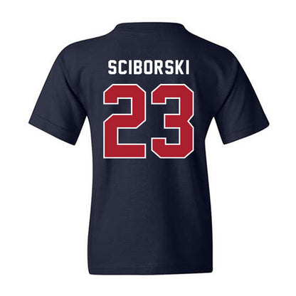 American - NCAA Women's Volleyball : Carly Sciborski - Youth T-Shirt-1