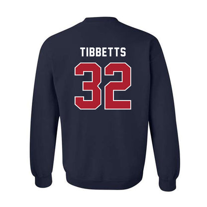 American - NCAA Men's Soccer : Matthew Tibbetts - Crewneck Sweatshirt-1