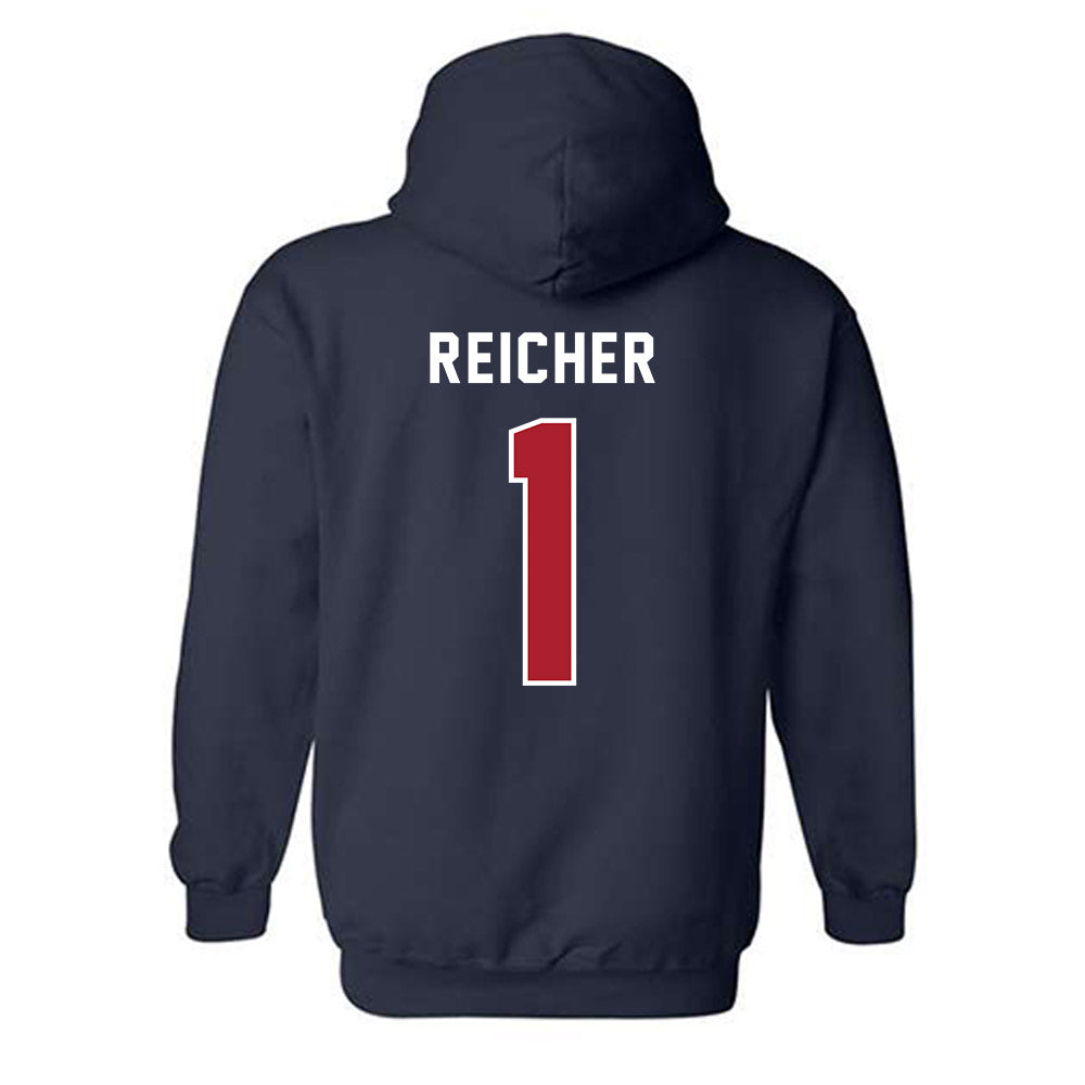 American - NCAA Women's Field Hockey : Jordan Reicher - Hooded Sweatshirt-1