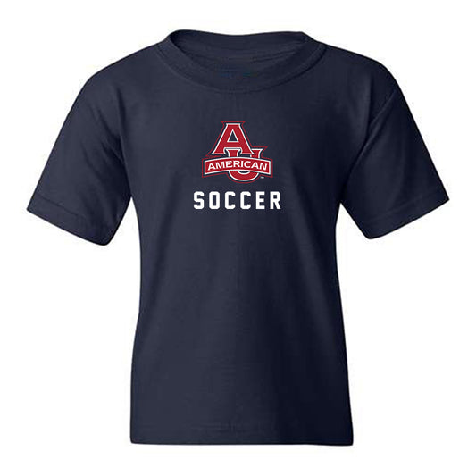 American - NCAA Women's Soccer : Maddie Hurowitz - Youth T-Shirt-0