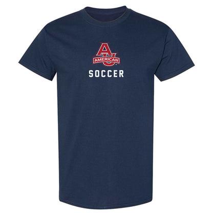 American - NCAA Women's Soccer : Mia De Villegas-Decker - T-Shirt-0