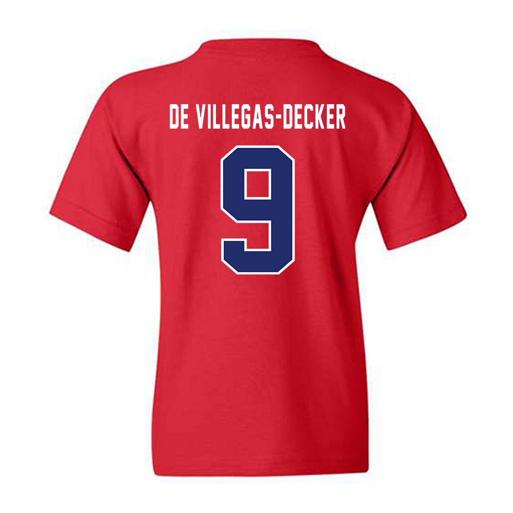 American - NCAA Women's Soccer : Mia De Villegas-Decker - Classic Shersey Youth T-Shirt-1