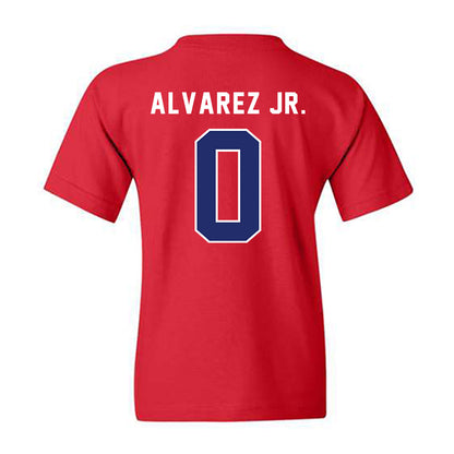 American - NCAA Men's Soccer : Juan Carlos Alvarez Jr. - Classic Shersey Youth T-Shirt-1