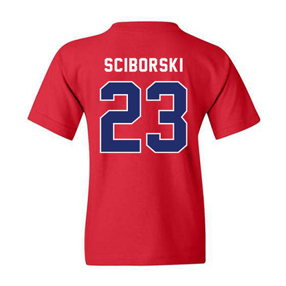 American - NCAA Women's Volleyball : Carly Sciborski - Classic Shersey Youth T-Shirt-1