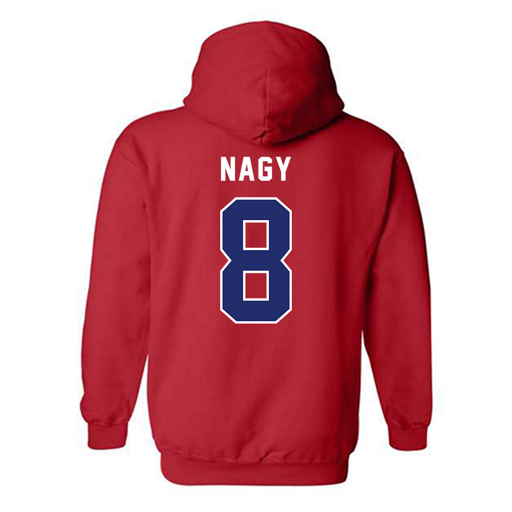 American - NCAA Women's Volleyball : Sophia Nagy - Classic Shersey Hooded Sweatshirt-1