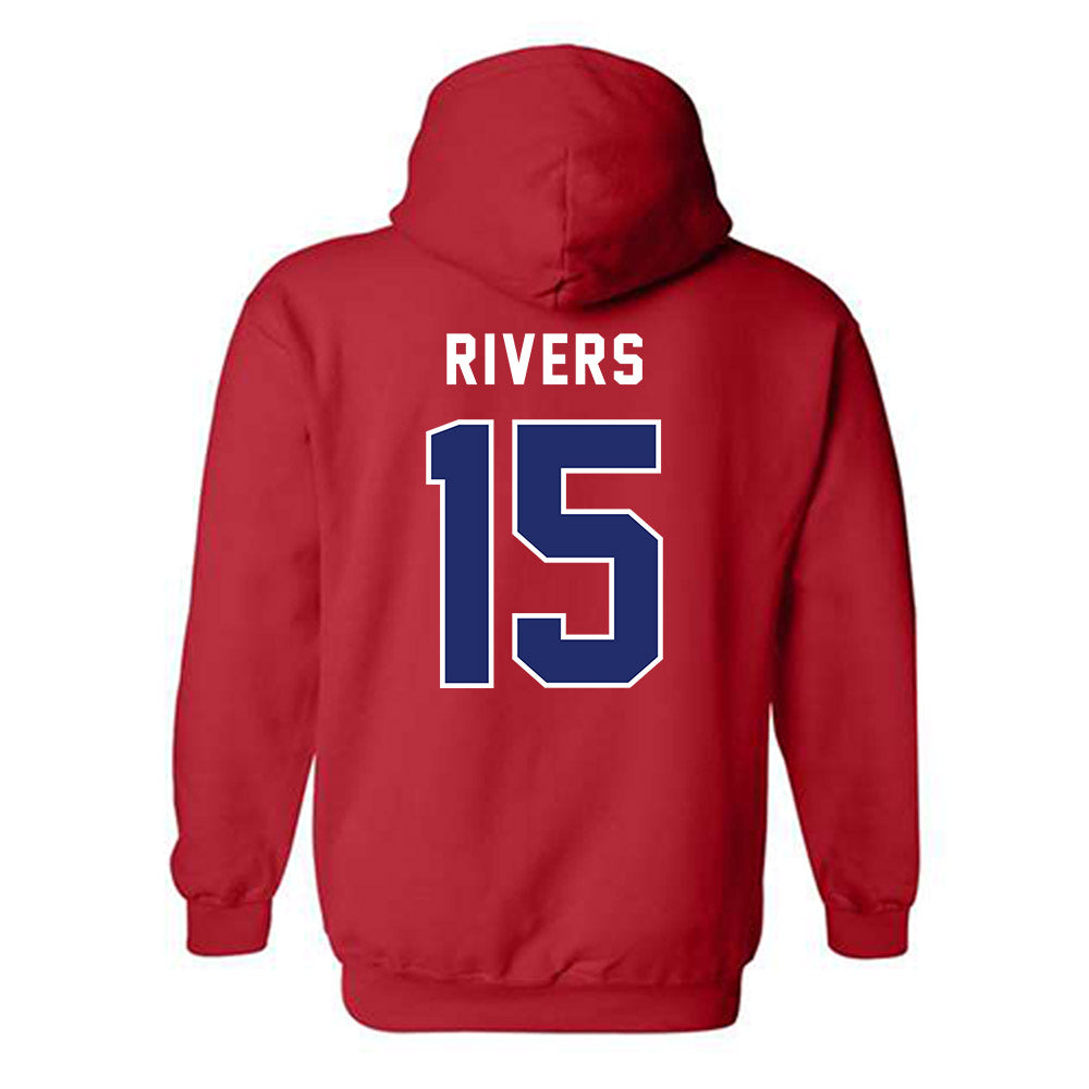 American - NCAA Women's Soccer : Logan Rivers - Classic Shersey Hooded Sweatshirt-1
