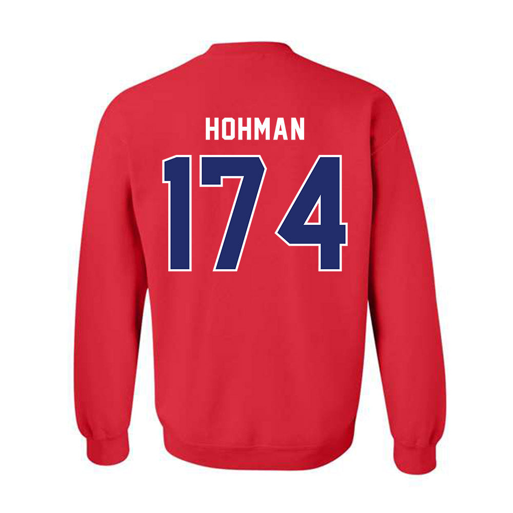 American - NCAA Wrestling : Hunter Hohman - Classic Shersey Crewneck Sweatshirt-1