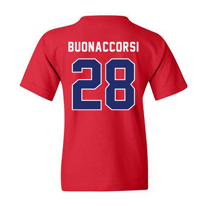 American - NCAA Women's Lacrosse : Samantha Buonaccorsi - Classic Shersey Youth T-Shirt-1