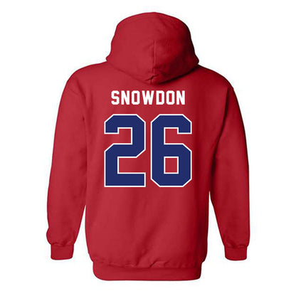 American - NCAA Men's Soccer : Oliver Snowdon - Classic Shersey Hooded Sweatshirt-1