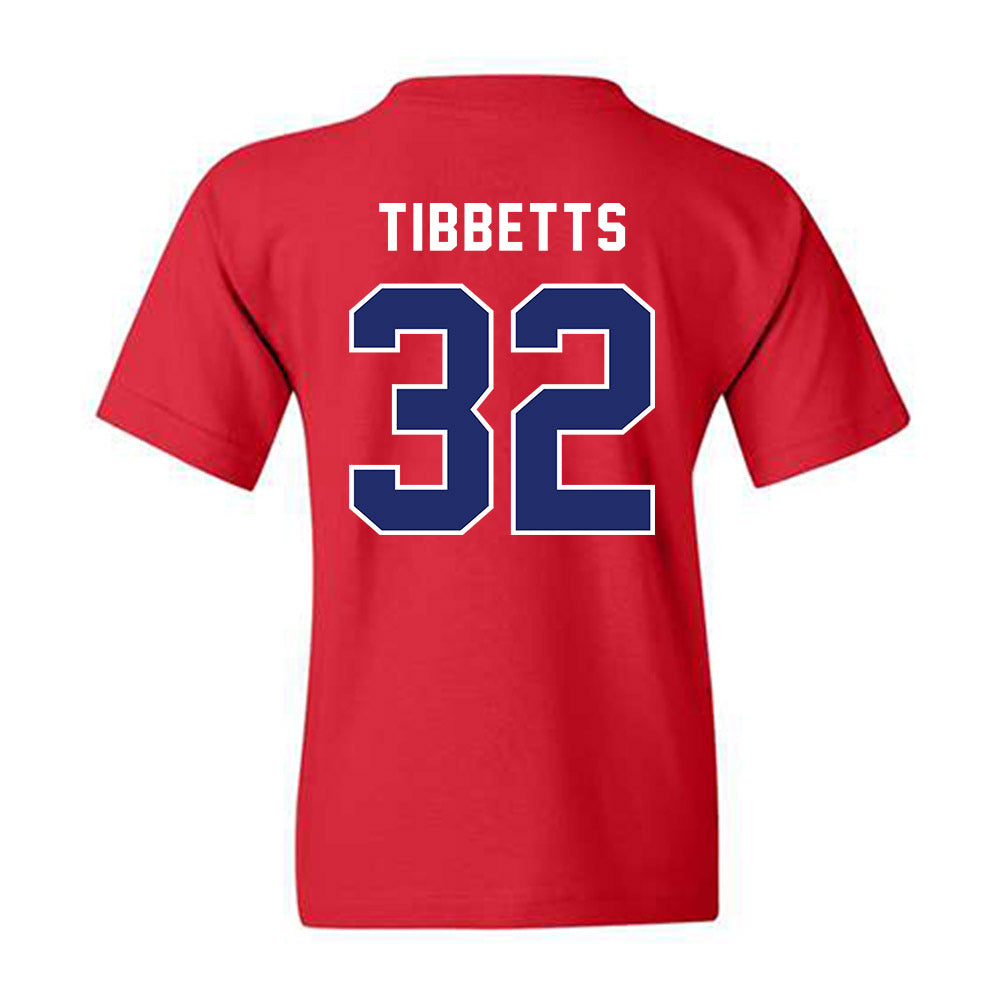 American - NCAA Men's Soccer : Matthew Tibbetts - Classic Shersey Youth T-Shirt-1