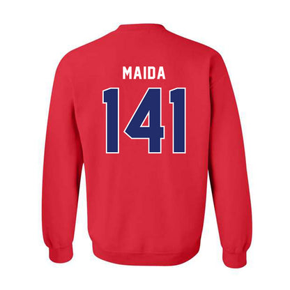 American - NCAA Wrestling : Jack Maida - Classic Shersey Crewneck Sweatshirt-1