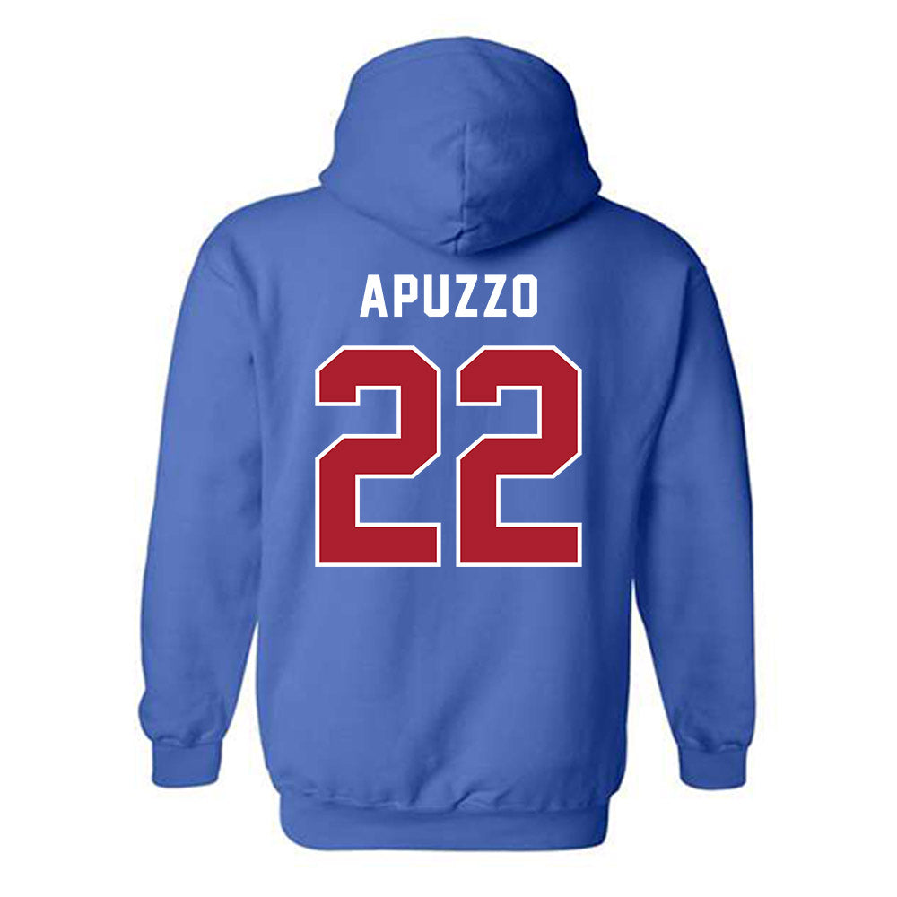American - NCAA Women's Lacrosse : Alyssa Apuzzo - Hooded Sweatshirt-1