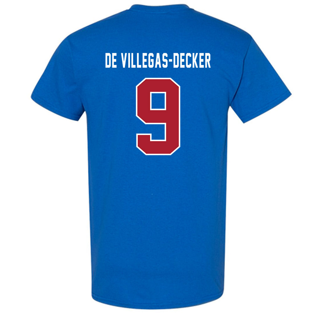 American - NCAA Women's Soccer : Mia De Villegas-Decker - T-Shirt-1