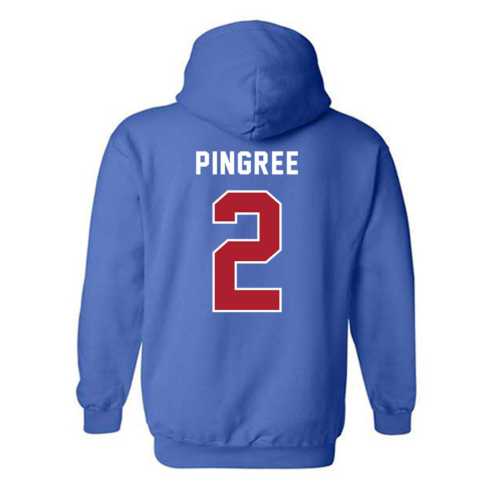 American - NCAA Women's Basketball : Ellie Pingree - Hooded Sweatshirt-1