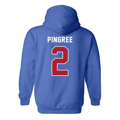 American - NCAA Women's Basketball : Ellie Pingree - Hooded Sweatshirt-1