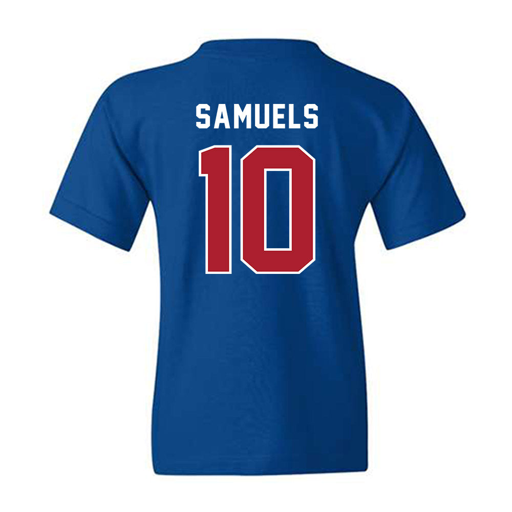 American - NCAA Men's Basketball : Adrian Samuels - Youth T-Shirt-1