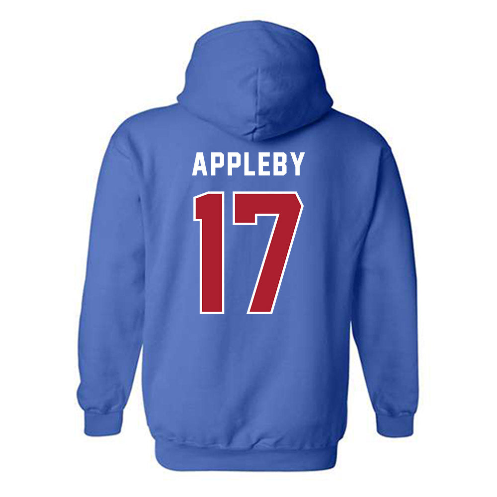 American - NCAA Women's Lacrosse : Lauren Appleby - Hooded Sweatshirt-1