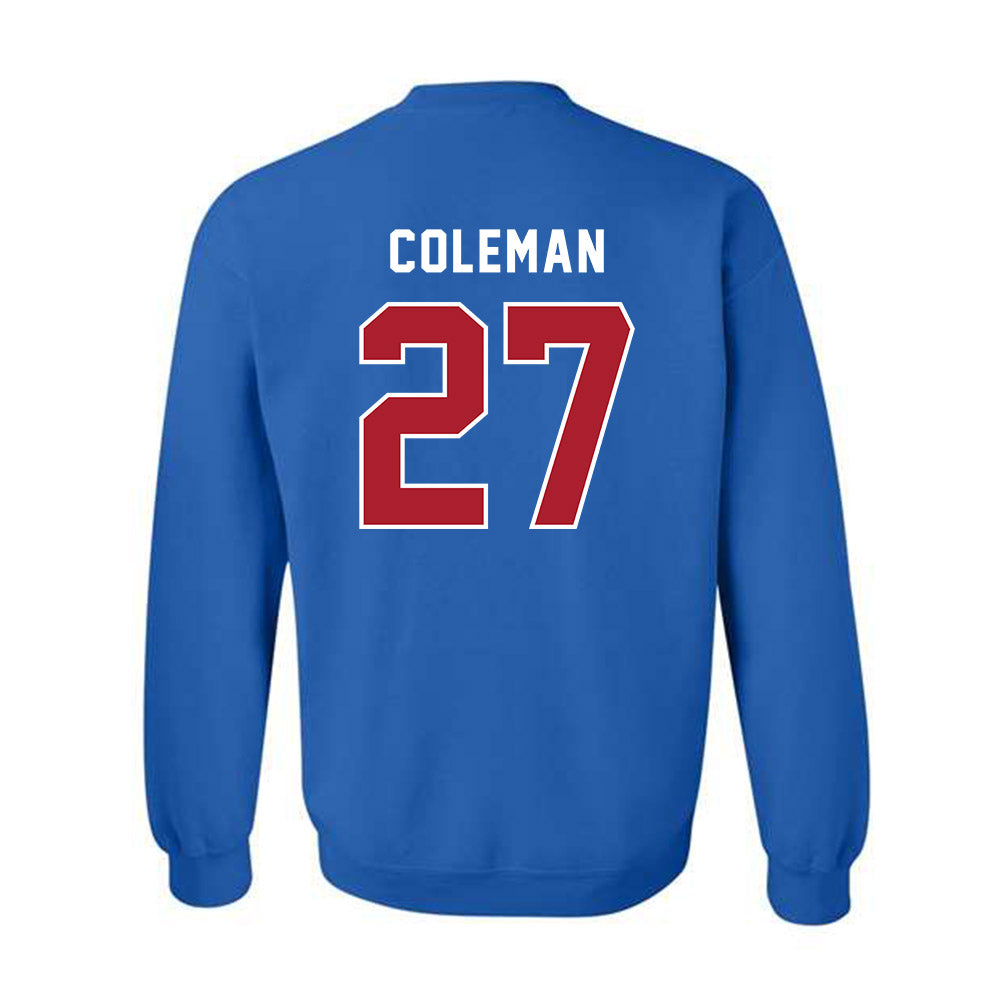 American - NCAA Women's Lacrosse : Peyton Coleman - Crewneck Sweatshirt-1