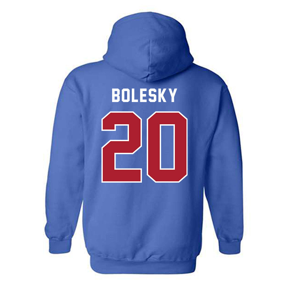 American - NCAA Women's Basketball : Mary Bolesky - Hooded Sweatshirt-1
