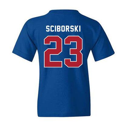 American - NCAA Women's Volleyball : Carly Sciborski - Youth T-Shirt-1