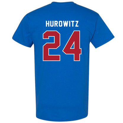 American - NCAA Women's Soccer : Maddie Hurowitz - T-Shirt-1