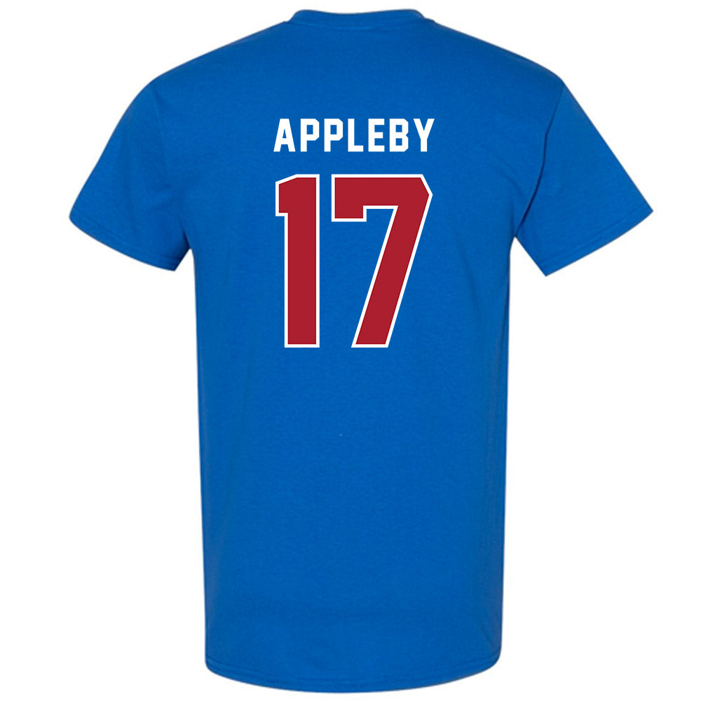 American - NCAA Women's Lacrosse : Lauren Appleby - T-Shirt-1
