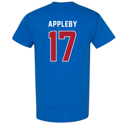 American - NCAA Women's Lacrosse : Lauren Appleby - T-Shirt-1