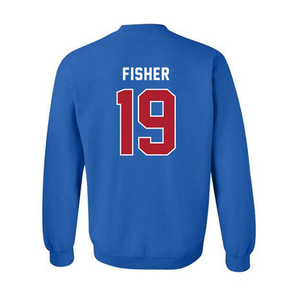 American - NCAA Women's Soccer : Eliza Fisher - Crewneck Sweatshirt-1
