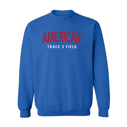 American - NCAA Men's Track & Field : Emilio Hooper-Erades - Crewneck Sweatshirt-0