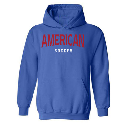 American - NCAA Women's Soccer : Vicky Kariuki - Hooded Sweatshirt-0