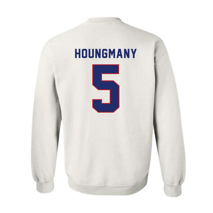 American - NCAA Women's Soccer : Lily Houngmany - Crewneck Sweatshirt-1