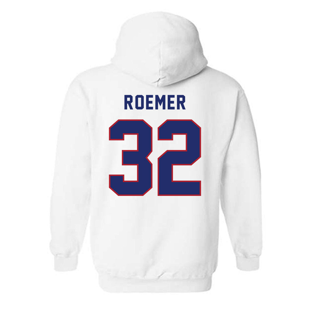American - NCAA Women's Soccer : Addison Roemer - Hooded Sweatshirt-1