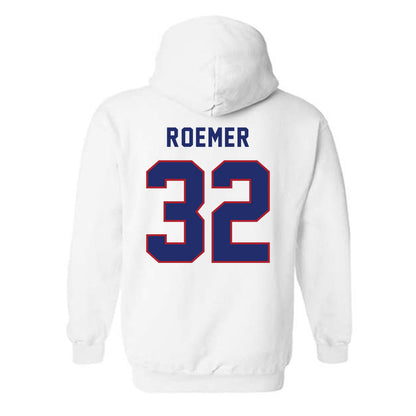 American - NCAA Women's Soccer : Addison Roemer - Hooded Sweatshirt-1