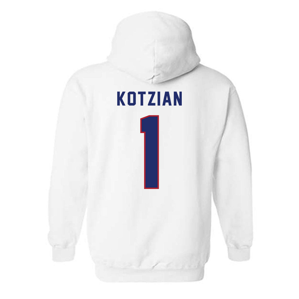 American - NCAA Women's Lacrosse : Adria Kotzian - Hooded Sweatshirt-1
