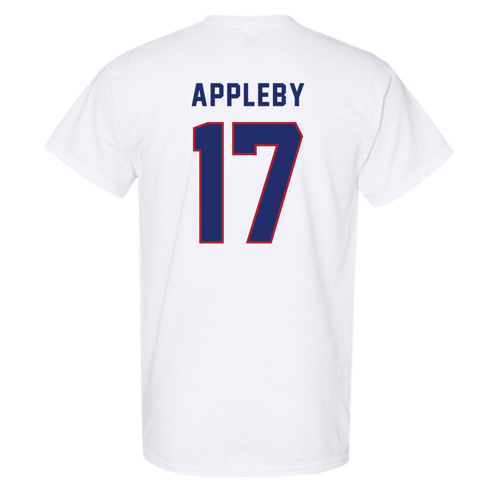 American - NCAA Women's Lacrosse : Lauren Appleby - T-Shirt-1