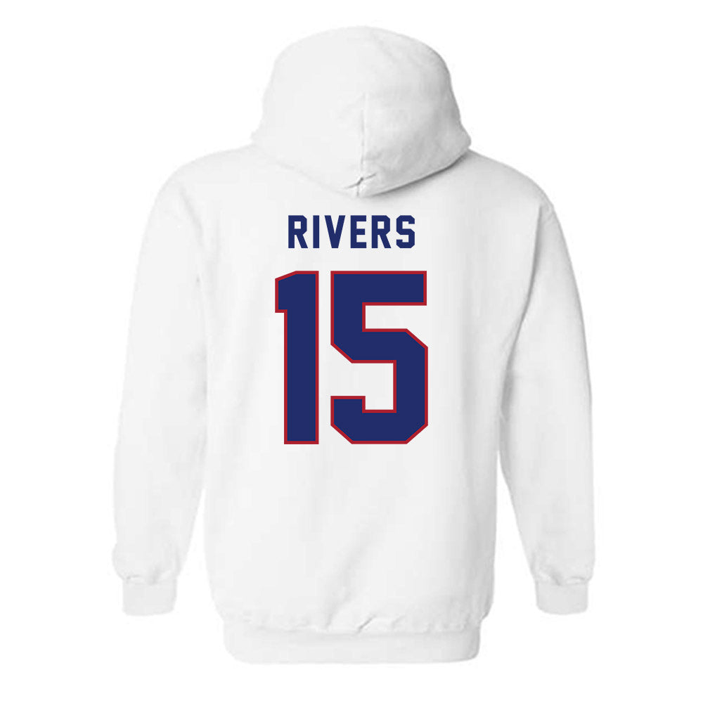 American - NCAA Women's Soccer : Logan Rivers - Hooded Sweatshirt-1