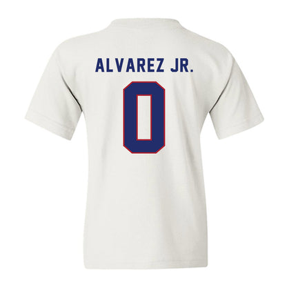 American - NCAA Men's Soccer : Juan Carlos Alvarez Jr. - Youth T-Shirt-1