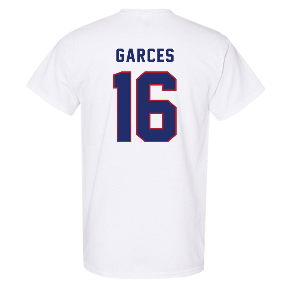 American - NCAA Men's Soccer : Sebastian Garces - T-Shirt-1