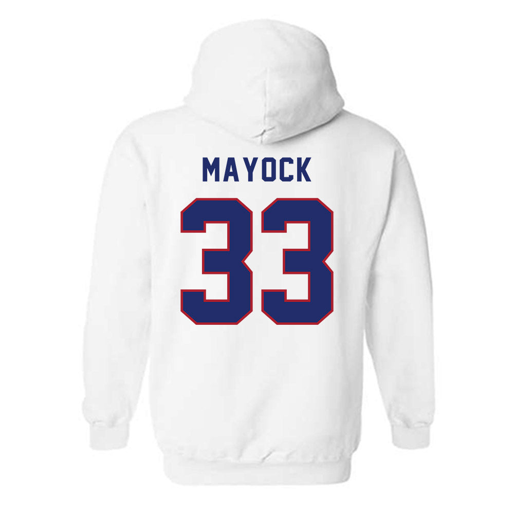 American - NCAA Men's Basketball : Matt Mayock - Hooded Sweatshirt-1
