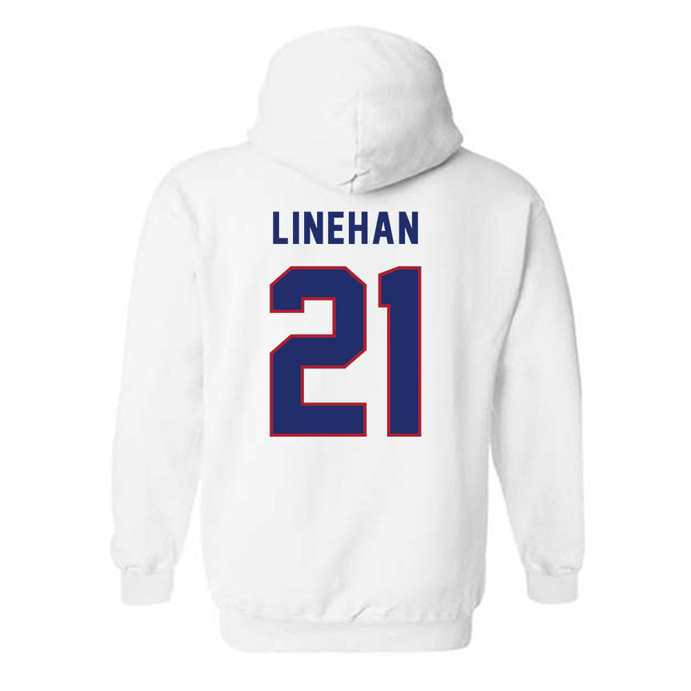 American - NCAA Women's Lacrosse : Kellie Linehan - Hooded Sweatshirt-1