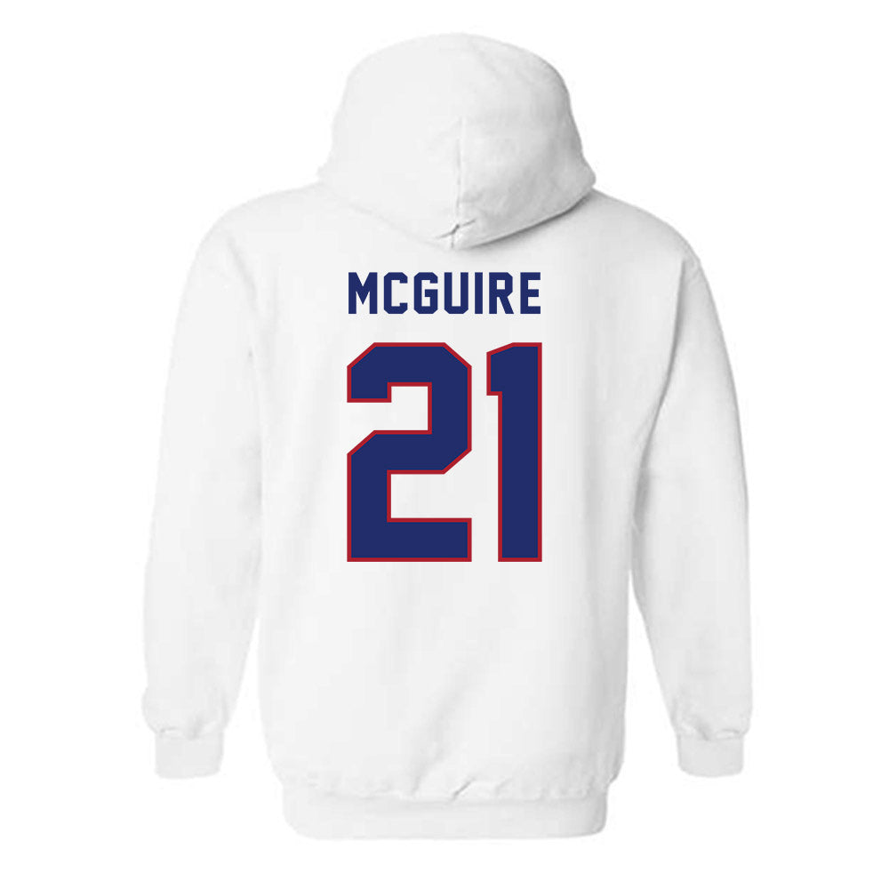 American - NCAA Women's Soccer : Jennifer McGuire - Hooded Sweatshirt-1