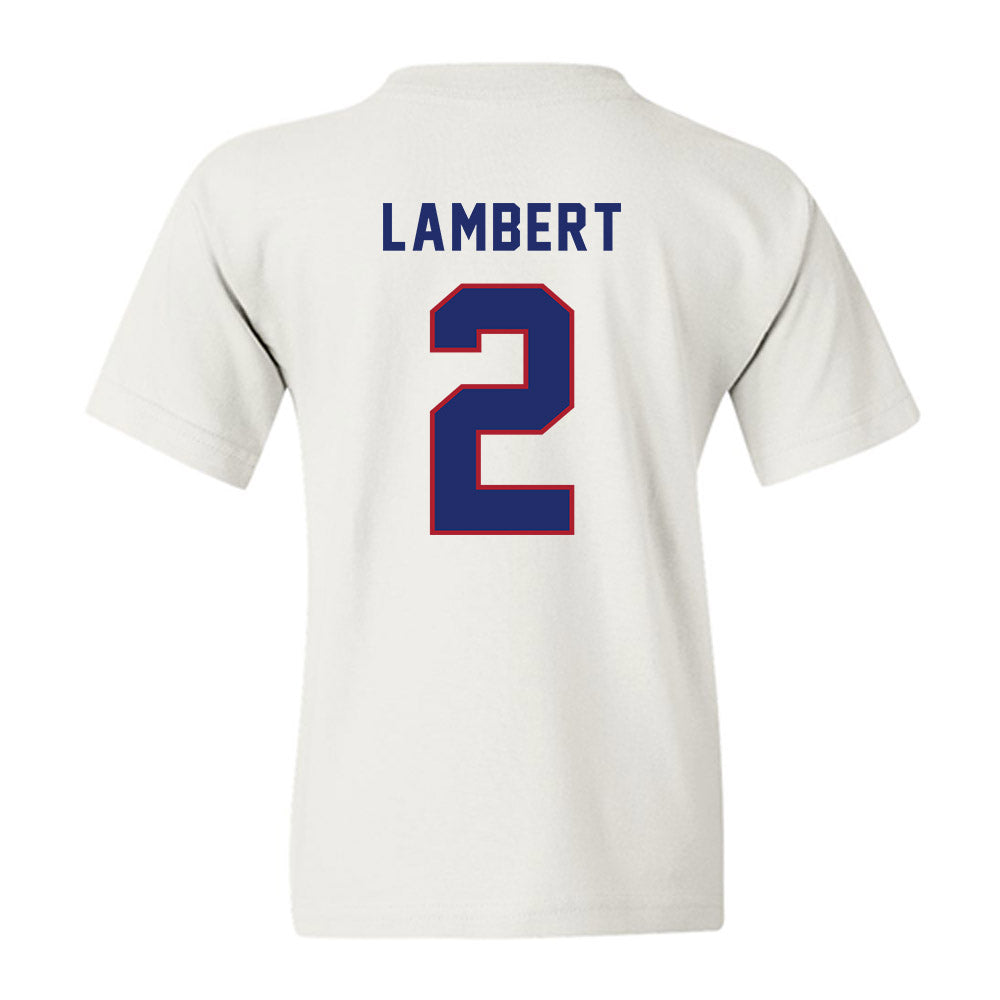 American - NCAA Women's Soccer : Morissa Lambert - Youth T-Shirt-1