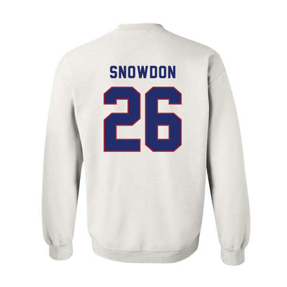 American - NCAA Men's Soccer : Oliver Snowdon - Crewneck Sweatshirt-1