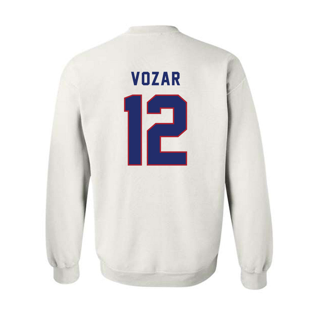 American - NCAA Women's Soccer : Bella Vozar - Crewneck Sweatshirt-1