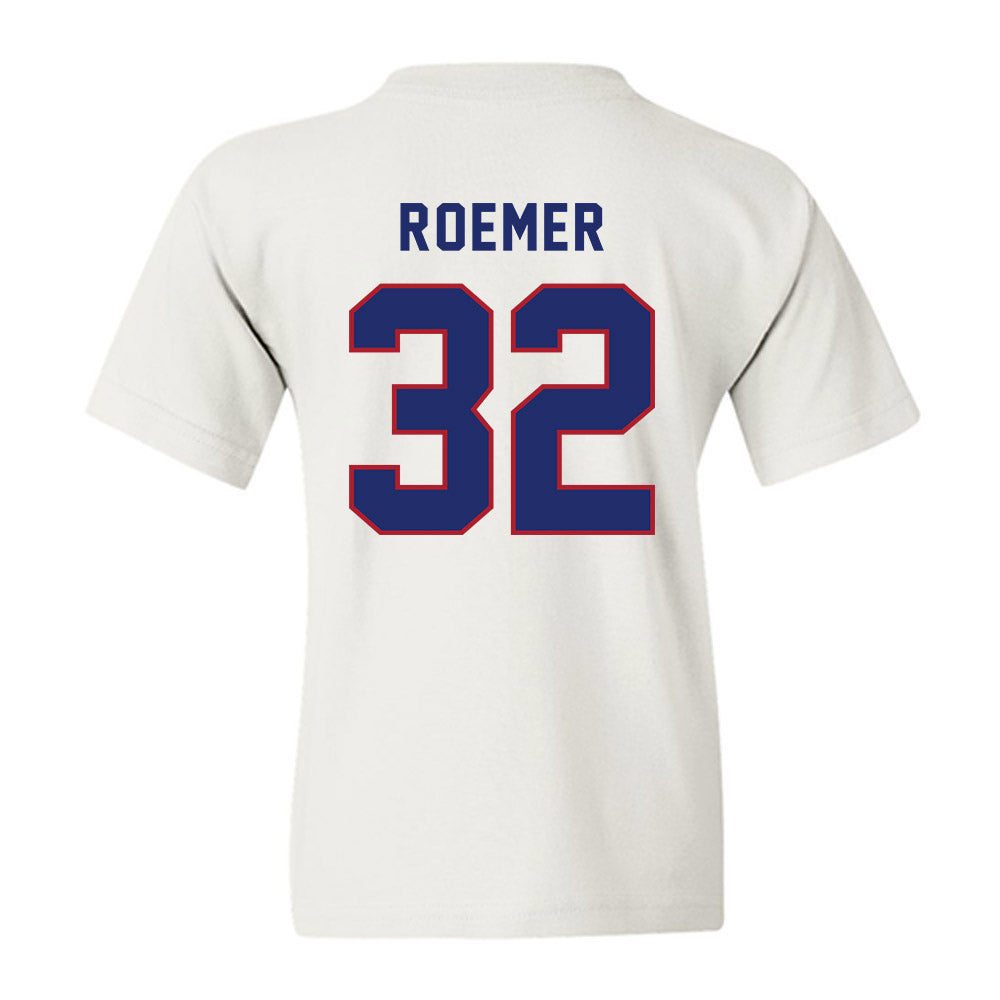 American - NCAA Women's Soccer : Addison Roemer - Youth T-Shirt-1
