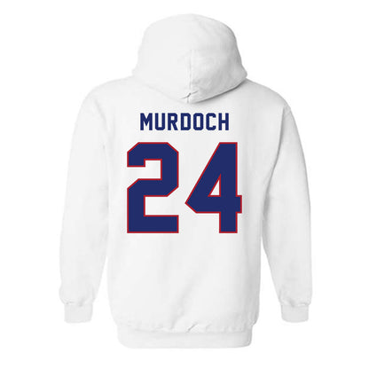 American - NCAA Women's Lacrosse : Reagan Murdoch - Hooded Sweatshirt-1