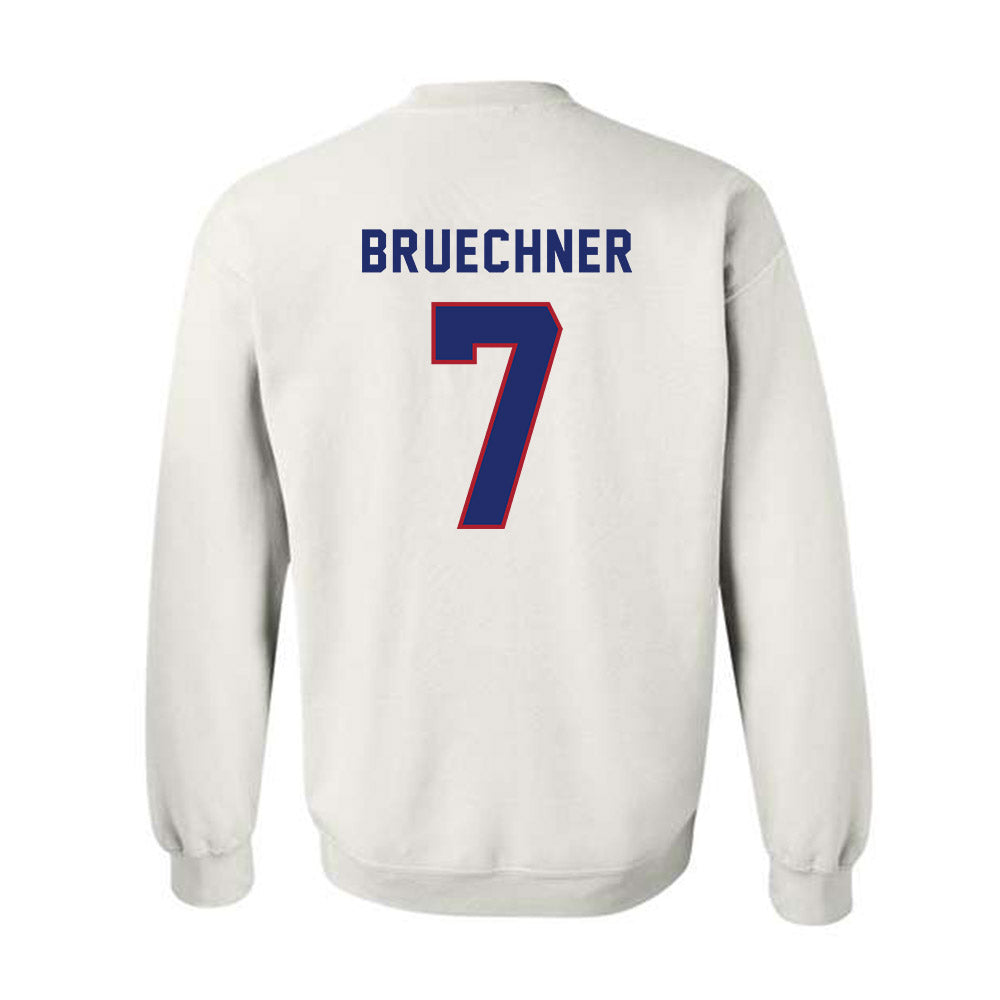 American - NCAA Women's Lacrosse : Kate Bruechner - Crewneck Sweatshirt-1