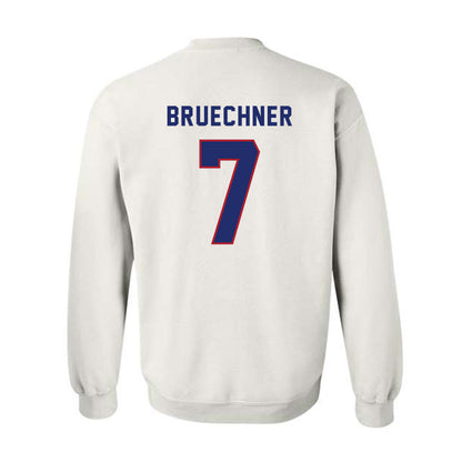 American - NCAA Women's Lacrosse : Kate Bruechner - Crewneck Sweatshirt-1