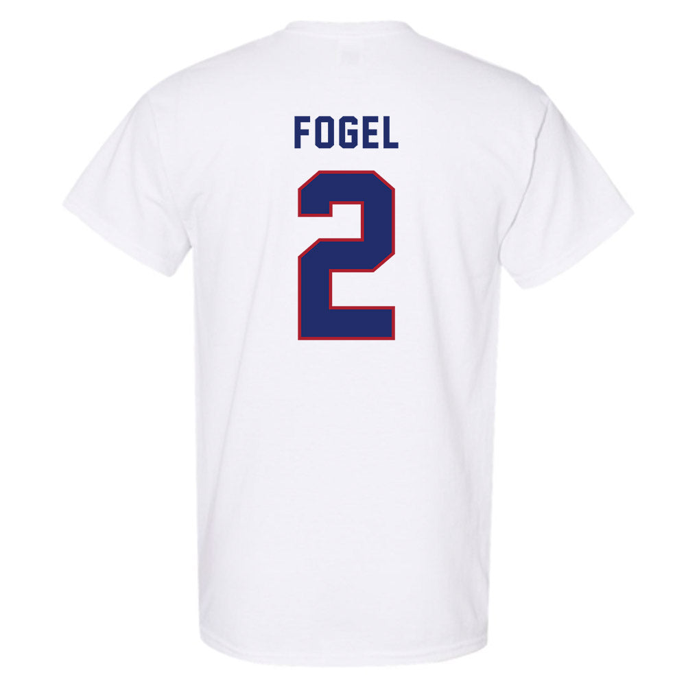 American - NCAA Men's Soccer : Jonah Fogel - T-Shirt-1
